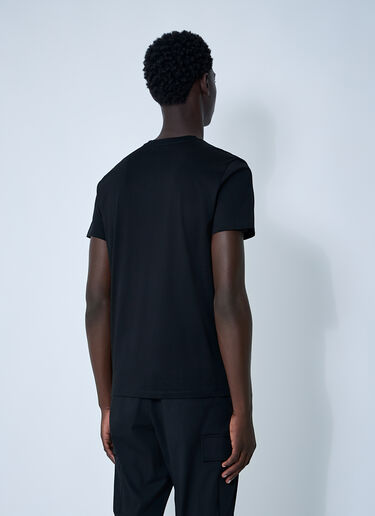 Logo Motif T-Shirt Moncler Logo Motif T-Shirt Black mon0161042