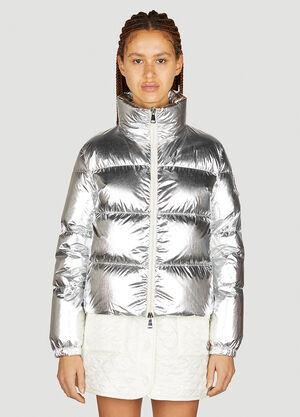Moncler 뫼즈 메탈릭 다운 재킷 실버 mon0253010