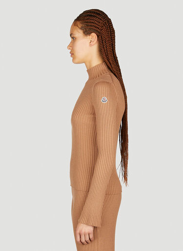 Moncler Polo 领毛衣 棕色 mon0254046