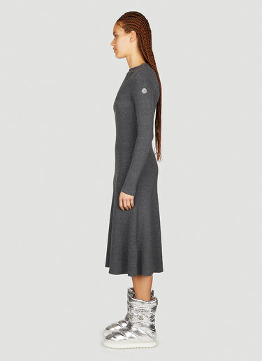Moncler 长袖针织连衣裙 灰色 mon0254048
