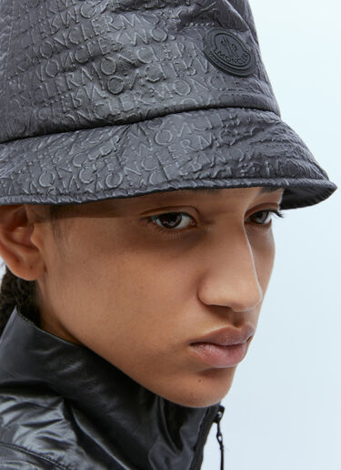 ロゴパッチバケットハット Moncler ロゴパッチバケットハット ブラック mon0255051