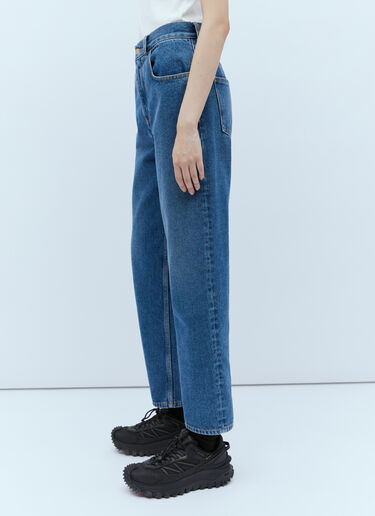 Cropped Jeans Moncler Cropped Jeans Blue mon0256014