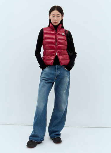 Moncler Ghany Down Gilet Red mon0257029