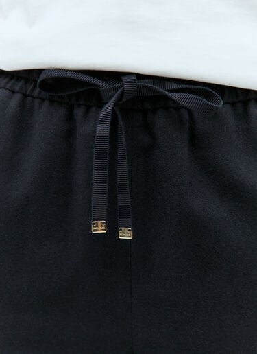Wool-Blend Drawstring Trackpants Moncler Wool-Blend Drawstring Trackpants Navy mon0257032