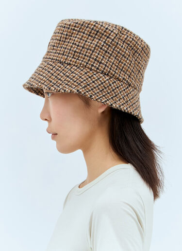 Moncler 粗花呢渔夫帽  棕色 mon0257039