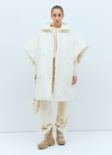 Hooded Padded Cape Moncler Hooded Padded Cape Off White mon0258024