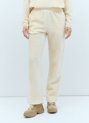 Moncler Teddy Track Pants Cream mon0258027