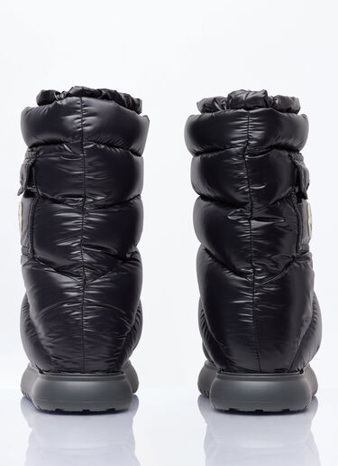 ガイア ポケットミッドスノーブーツ Moncler ガイア ポケットミッドスノーブーツ ブラック mon0258035