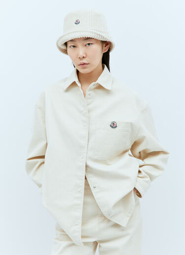 코듀로이 버킷 햇 Moncler 코듀로이 버킷 햇 크림 mon0258036