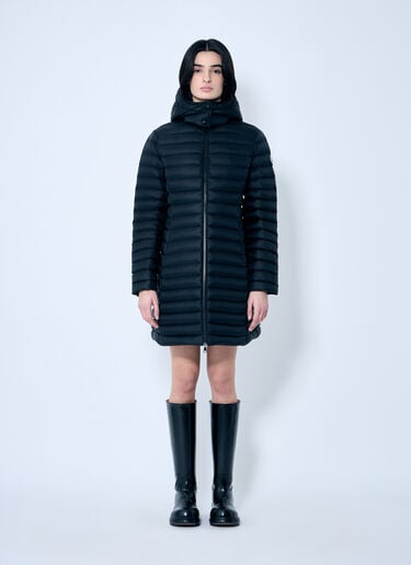 イーグルング フード付きダウンジャケット Moncler イーグルング フード付きダウンジャケット ブラック mon0259018