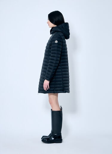 イーグルング フード付きダウンジャケット Moncler イーグルング フード付きダウンジャケット ブラック mon0259018