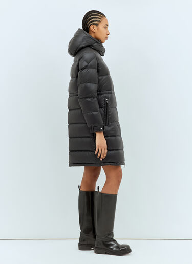 Meillon Hooded Long Down Jacket Moncler Meillon Hooded Long Down Jacket Black mon0259019