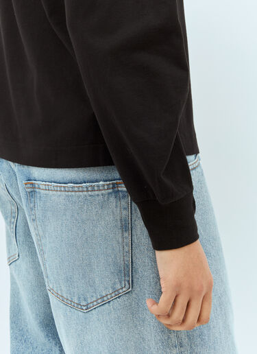 Logo Patch Long-Sleeve T-Shirt Moncler Logo Patch Long-Sleeve T-Shirt Black mon0259029