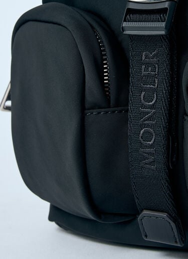 Moncler ミニトリック撥水加工クロスボディバッグ  ブラック mon0259043
