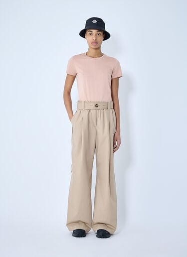Moncler Belted Gathered Pants Beige mon0260012