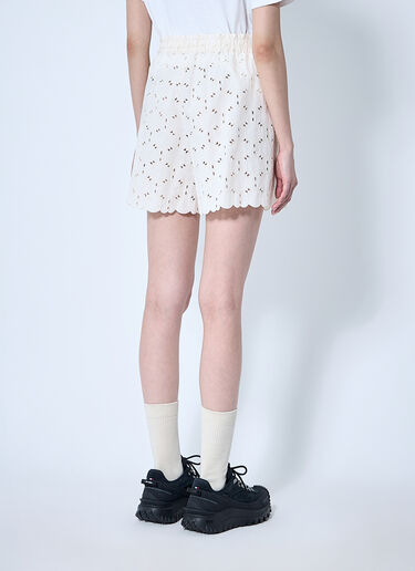 Logo Patch Shorts Moncler Logo Patch Shorts Beige mon0260013