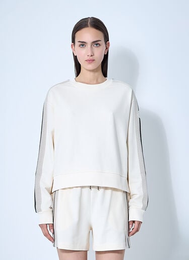 Moncler Logo Motif Sweatshirt Beige mon0260029