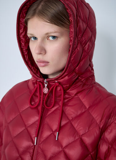 ロングセゾンジャケット Moncler ロングセゾンジャケット レッド mon0261002