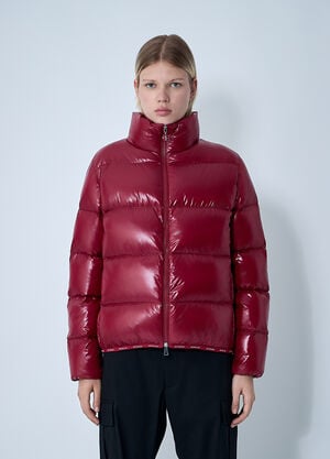 Moncler Abbadia Short Down Jacket Red mon0261006