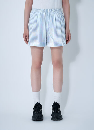 Striped Shorts Moncler Striped Shorts White mon0261008