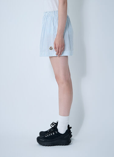 Striped Shorts Moncler Striped Shorts White mon0261008