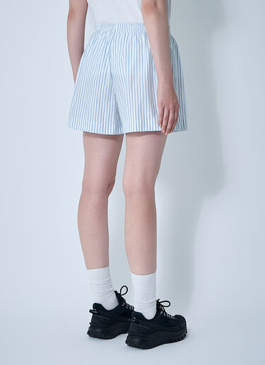 Striped Shorts Moncler Striped Shorts White mon0261008