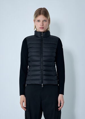 Moncler Wool-Blend Cardigan Black mon0261040