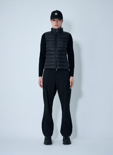 Moncler Wool-Blend Cardigan Black mon0261040