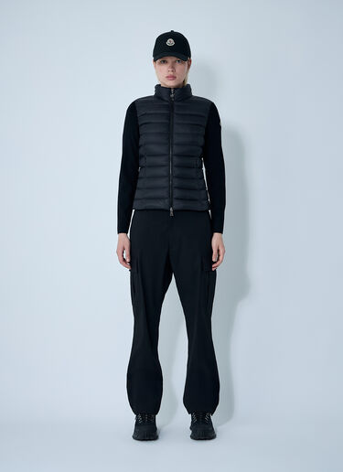 Wool-Blend Cardigan Moncler Wool-Blend Cardigan Black mon0261040