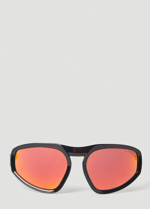 Moncler Pentagra Geometric Sunglasses Black mon0351004