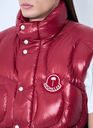 8 Moncler Palm Angels Gwenyth 羽绒马甲 红色 mpa0159001