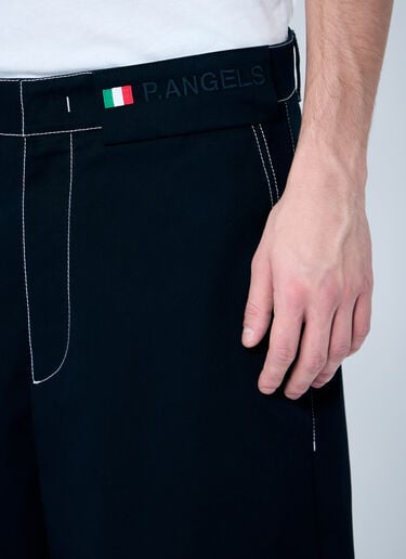 Wide-Leg Pants 8 Moncler Palm Angels Wide-Leg Pants Black mpa0159002