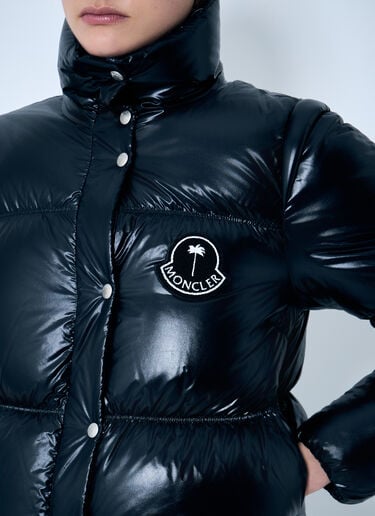 Noella Short Down Jacket 8 Moncler Palm Angels Noella Short Down Jacket Black mpa0259001