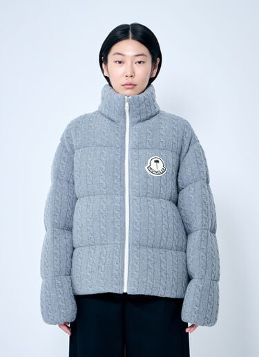 Austru Jacket 8 Moncler Palm Angels Austru Jacket Grey mpa0259002