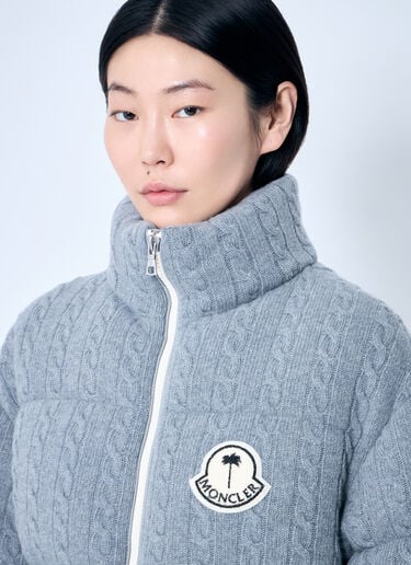 Austru Jacket 8 Moncler Palm Angels Austru Jacket Grey mpa0259002