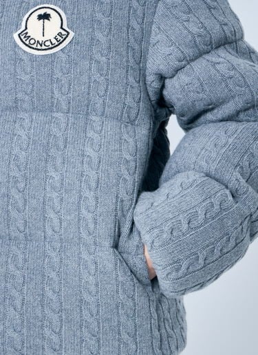 Austru Jacket 8 Moncler Palm Angels Austru Jacket Grey mpa0259002