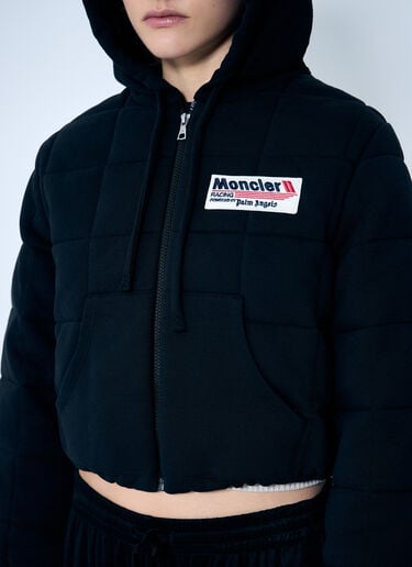 8 Moncler Palm Angels キルティング・ジップアップ・カーディガン ブラック mpa0259005