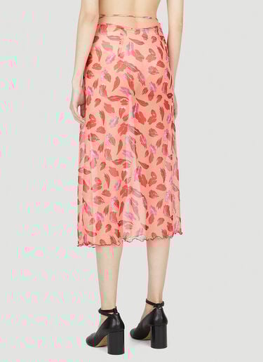 Lips Wrap Beach Skirt Marco Rambaldi Lips Wrap Beach Skirt Orange mra0252003