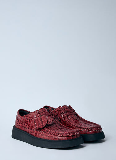 Torview Lace-Up Shoes Martine Rose x Clarks Torview Lace-Up Shoes Burgundy mrc0260006