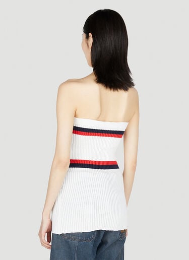Ribbed Bustier Top Meryll Rogge Ribbed Bustier Top White mrl0252013