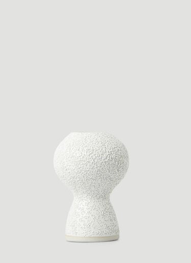 Marloe Marloe Set of Two Lava & Bone Candlestick Holders White mrl0348005