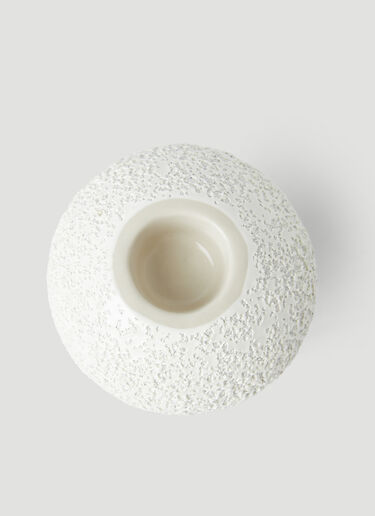 Marloe Marloe Set of Two Lava & Bone Candlestick Holders White mrl0348005