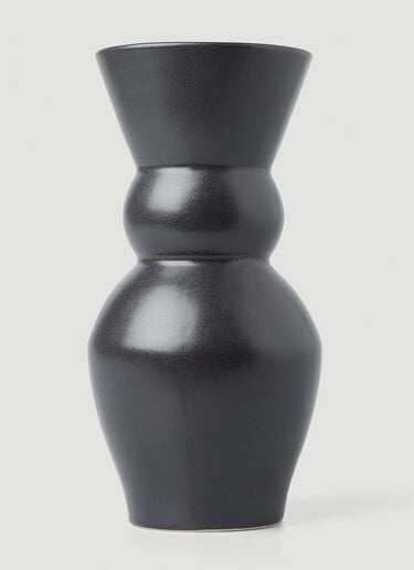 Lucie Glazed Vase Marloe Marloe Lucie Glazed Vase Black mrl0348012