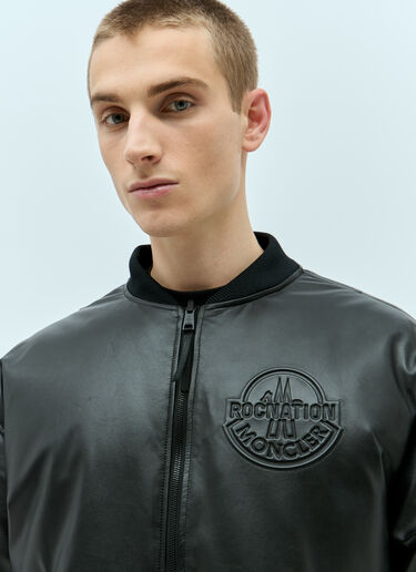Moncler x Roc Nation designed by Jay-Z Cassiopeia Reversible Bomber Jacket Black mrn0156003