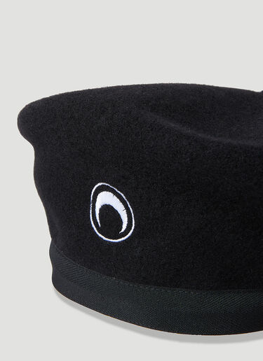 Embroidered French Beret Marine Serre Embroidered French Beret Black mrs0154011