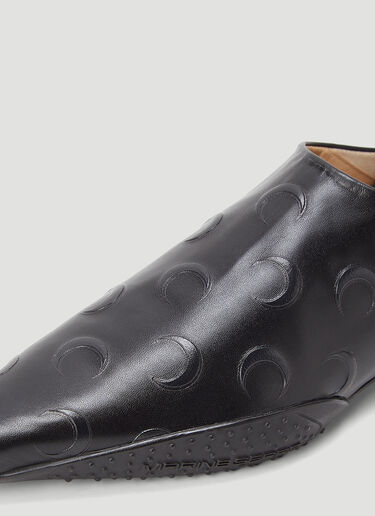 Flat Babouche Shoes Marine Serre Flat Babouche Shoes Black mrs0243025