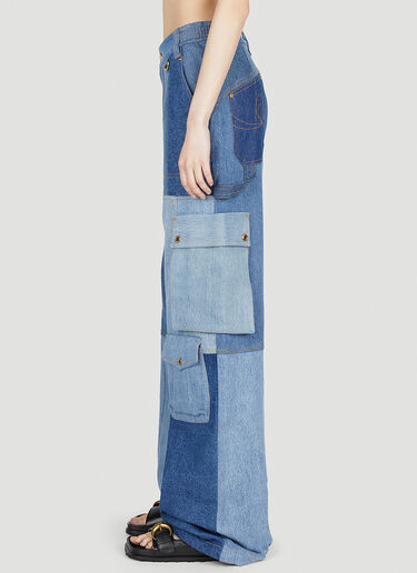 Panel Cargo Jeans Marine Serre Panel Cargo Jeans Blue mrs0252016