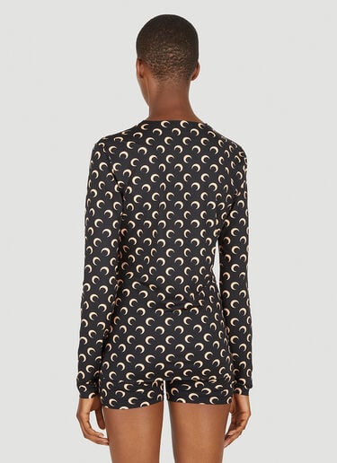 All Over Moon Long Sleeve Top Marine Serre All Over Moon Long Sleeve Top Black mrs0252021