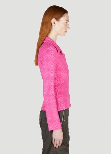 Marine Serre Moon Sponge Shirt Pink mrs0252025