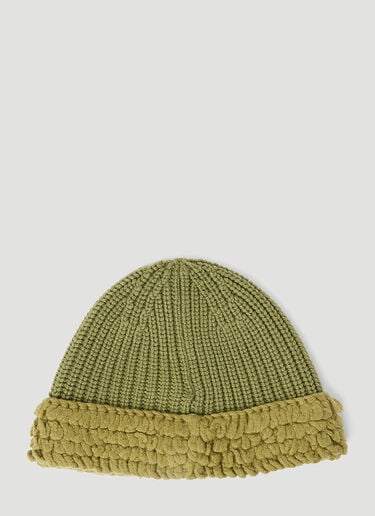 ウールニットビーニーハット Moncler Salehe Bembury ウールニットビーニーハット グリーン msb0354004